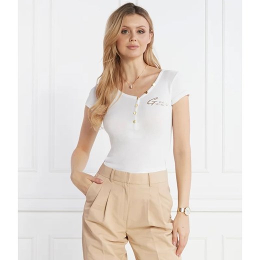 GUESS T-shirt | Slim Fit ze sklepu Gomez Fashion Store w kategorii Bluzki damskie - zdjęcie 166514373