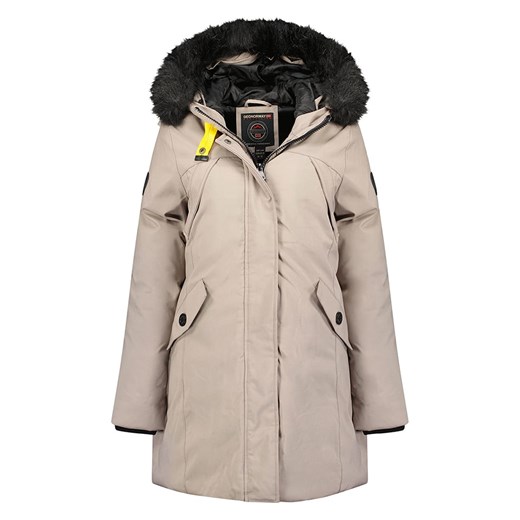 Geographical Norway Parka &quot;Cherifa&quot; w kolorze szarobrązowym ze sklepu Limango Polska w kategorii Kurtki damskie - zdjęcie 166515491