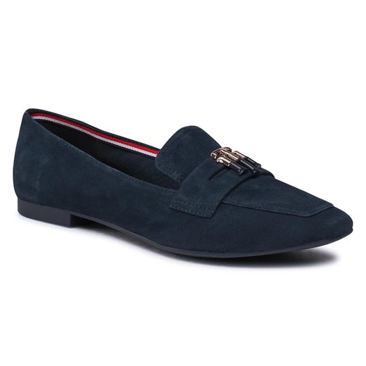 Lordsy Tommy Hilfiger Essential Hardware Loafer FW0FW05645 Desert Sky DW5 Tommy Hilfiger 41 eobuwie.pl