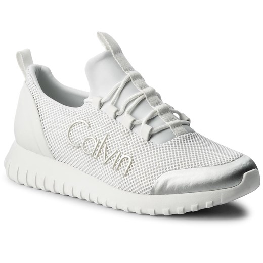Sneakersy Calvin Klein Jeans Ron S0506 White/Silver 44 eobuwie.pl