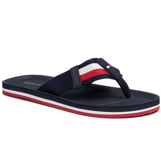 Japonki Tommy Hilfiger Sporty Corporate Beach Sandal FM0FM02754 Desert Sky DW5 Tommy Hilfiger 44 eobuwie.pl