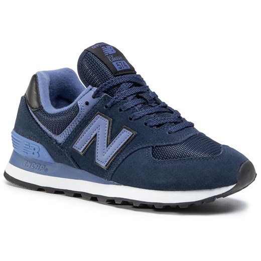 Sneakersy New Balance WL574LBG Granatowy New Balance 37 eobuwie.pl