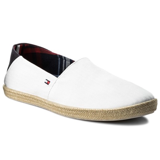 Espadryle Tommy Hilfiger Easy Summer Slip On FM0FM00569 White 100 Tommy Hilfiger 46 eobuwie.pl