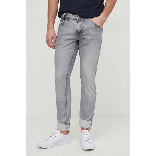 Pepe Jeans jeansy męskie kolor szary ze sklepu ANSWEAR.com w kategorii Jeansy męskie - zdjęcie 166528432