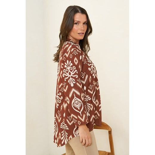 Curvy Lady Bluzka w kolorze brązowym Curvy Lady 44/46 promocyjna cena Limango Polska