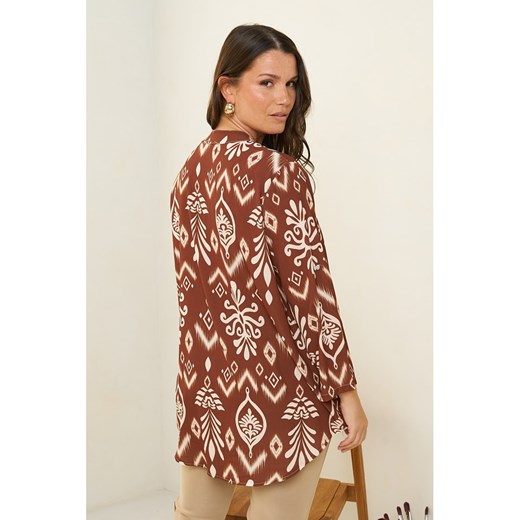 Curvy Lady Bluzka w kolorze brązowym Curvy Lady 40/42 promocja Limango Polska