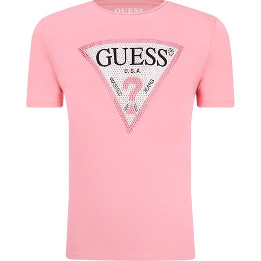 Guess T-shirt | Regular Fit ze sklepu Gomez Fashion Store w kategorii Bluzki dziewczęce - zdjęcie 166533372