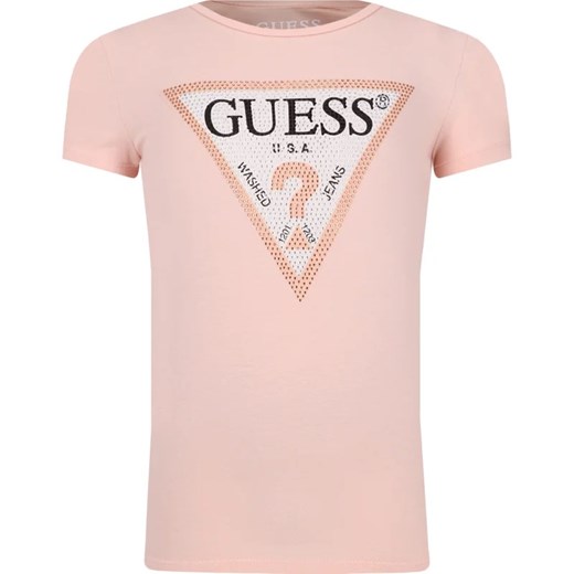 Guess T-shirt | Regular Fit ze sklepu Gomez Fashion Store w kategorii Bluzki dziewczęce - zdjęcie 166533373