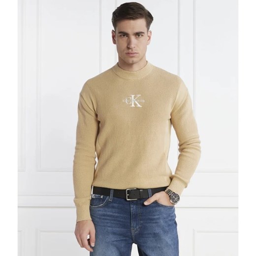 CALVIN KLEIN JEANS Sweter | Slim Fit S promocyjna cena Gomez Fashion Store