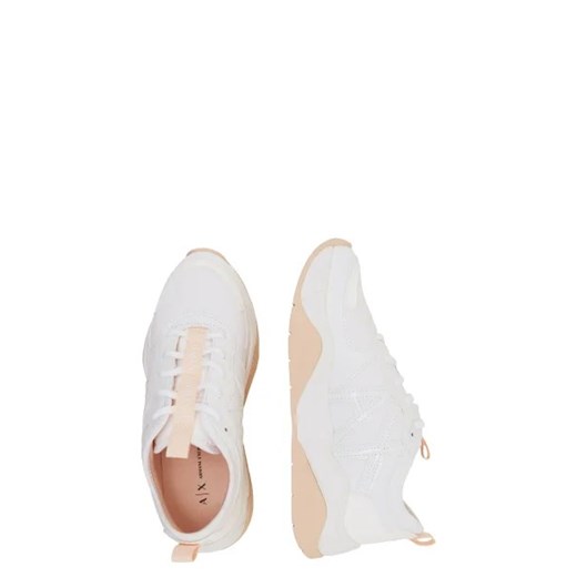 Buty sportowe damskie Armani Exchange sneakersy z tworzywa sztucznego