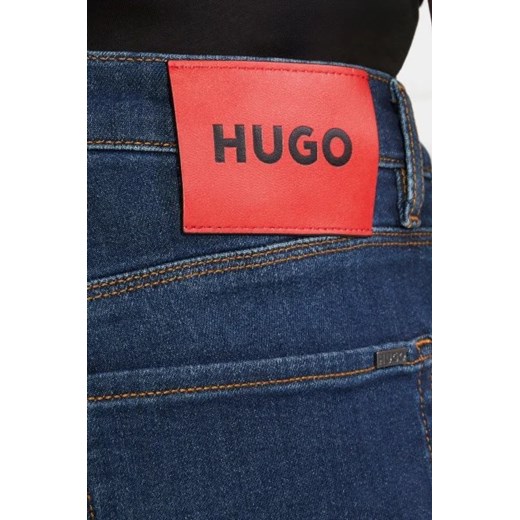 Jeansy męskie Hugo Boss bawełniane 