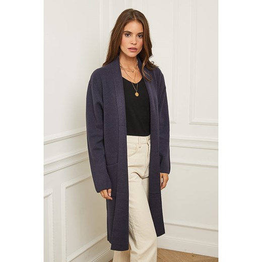 Soft Cashmere Kardigan w kolorze granatowym ze sklepu Limango Polska w kategorii Swetry damskie - zdjęcie 166534830