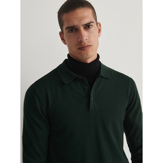 Sweter męski Reserved zielony 