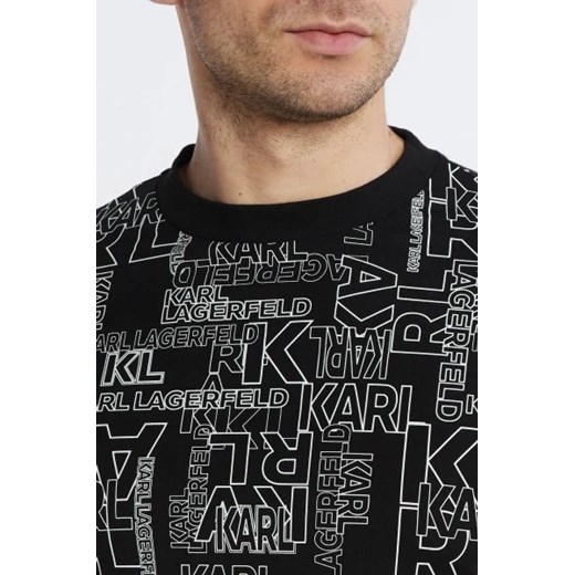 T-shirt męski Karl Lagerfeld z krótkim rękawem w stylu młodzieżowym 