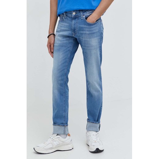 Tommy Jeans jeansy męskie kolor niebieski DM0DM18138 ze sklepu ANSWEAR.com w kategorii Jeansy męskie - zdjęcie 166583843