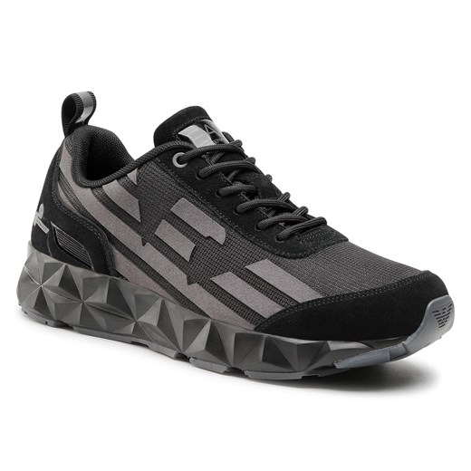 Sneakersy EA7 Emporio Armani X8X033 XK162 N408 Black/Iron/Silver 44 eobuwie.pl