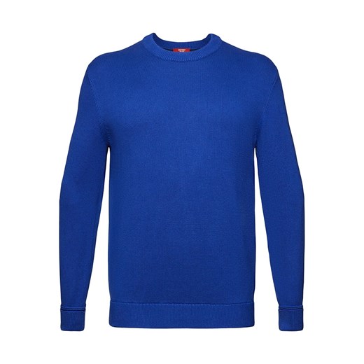 Sweter męski niebieski Esprit bawełniany 