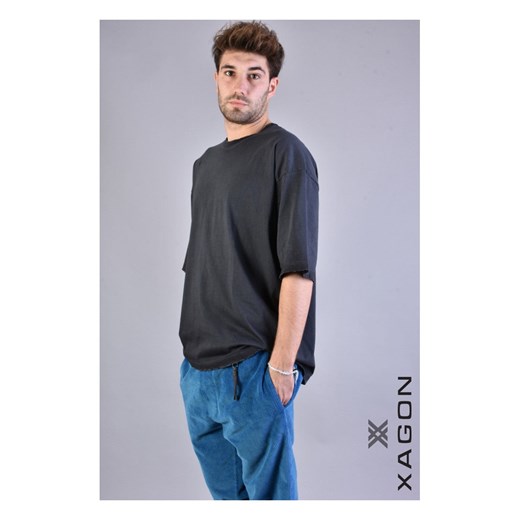 Xagon Man T-shirt "Oversize" | 23082ZLTM99 | Mężczyzna | Czarny Xagon M ubierzsie.com promocja