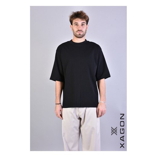 Xagon Man T-shirt "Oversize" | 23082ZX97LA | Mężczyzna | Czarny Xagon M wyprzedaż ubierzsie.com