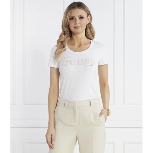 GUESS T-shirt | Regular Fit ze sklepu Gomez Fashion Store w kategorii Bluzki damskie - zdjęcie 166592221