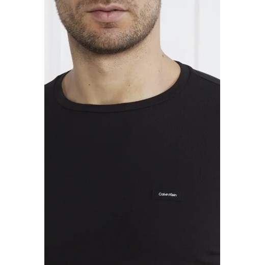 T-shirt męski Calvin Klein z długimi rękawami z elastanu 