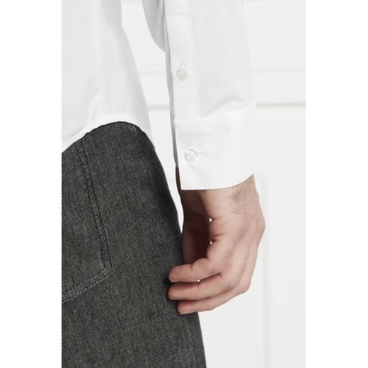 Karl Lagerfeld koszula męska z elastanu z długim rękawem 