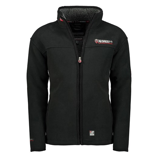 Geographical Norway Kurtka polarowa &quot;Ubolt&quot; w kolorze czarnym ze sklepu Limango Polska w kategorii Bluzy męskie - zdjęcie 166604053