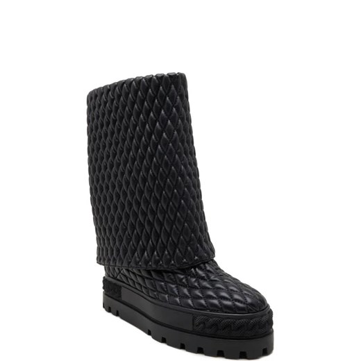 Casadei Skórzane botki na platformie Casadei 39 wyprzedaż Gomez Fashion Store