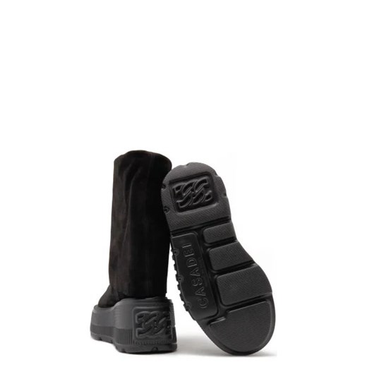 Casadei Skórzane botki na platformie Nexus Casadei 40 Gomez Fashion Store okazyjna cena