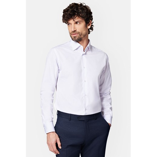 Koszula Fioletowa w Prążek Gillian ze sklepu Lancerto S.A. w kategorii Koszule męskie - zdjęcie 166613004