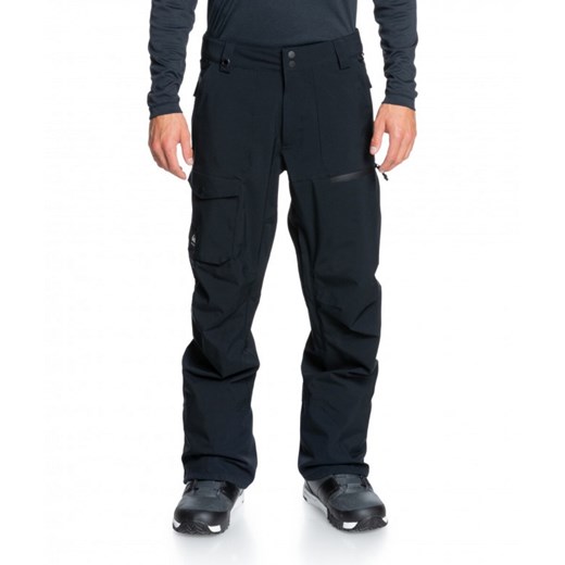 Męskie spodnie narciarskie QUIKSILVER Utility Shell - czarne ze sklepu Sportstylestory.com w kategorii Spodnie męskie - zdjęcie 166619001