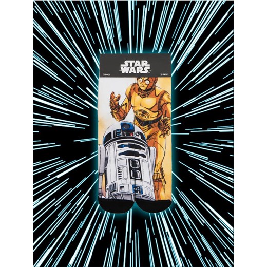 Cropp - 2 pack skarpet Star Wars - czarny Cropp 39-42 Cropp