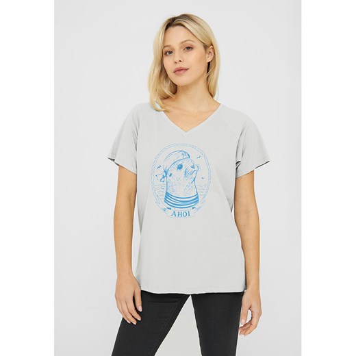 Derbe Koszulka w kolorze jasnoszarym ze sklepu Limango Polska w kategorii Bluzki damskie - zdjęcie 166626744