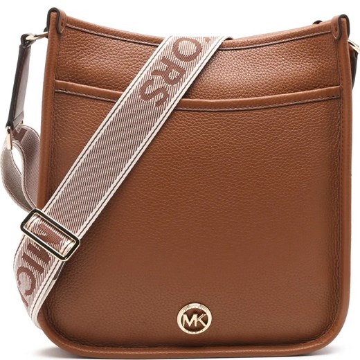 Listonoszka Michael Kors elegancka brązowa matowa średnia ze skóry