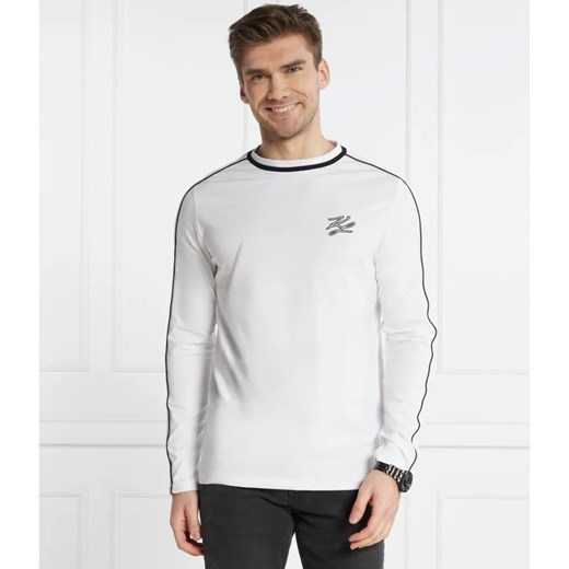 T-shirt męski Karl Lagerfeld z długimi rękawami