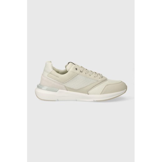 Calvin Klein sneakersy FLEXI RUNNER - NANO MONO kolor beżowy HW0HW01858 ze sklepu ANSWEAR.com w kategorii Buty sportowe damskie - zdjęcie 166643883