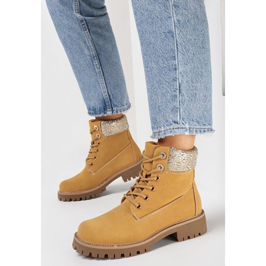 Workery damskie Born2be sznurowane casual 