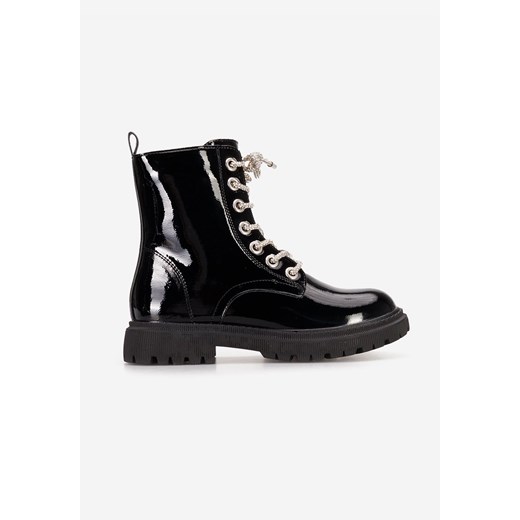 Czarne botki dziewczęce Pixey ze sklepu Zapatos w kategorii Buty zimowe dziecięce - zdjęcie 166645843