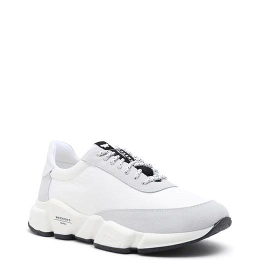 Weekend MaxMara Sneakersy WHITE | z dodatkiem skóry Weekend Maxmara 36 Gomez Fashion Store