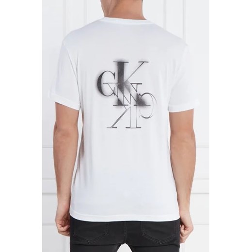 T-shirt męski Calvin Klein z krótkim rękawem młodzieżowy 