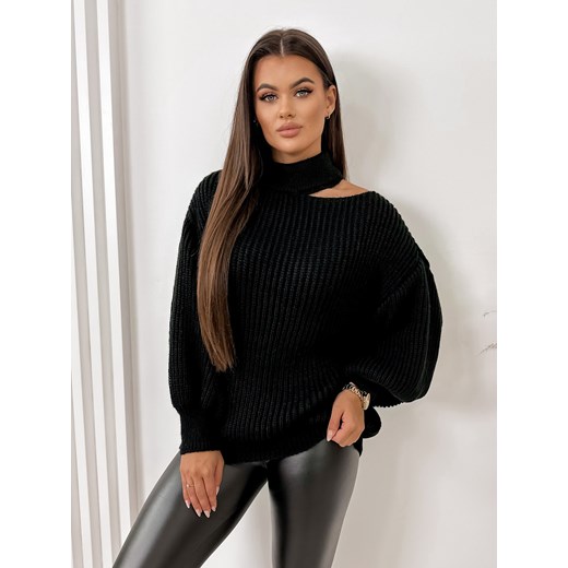 sweter elekid czarny uni ze sklepu UBRA w kategorii Swetry damskie - zdjęcie 166653523