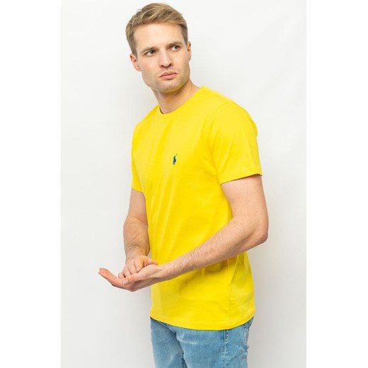 t-shirt męski polo ralph lauren 710671438290 żółty ze sklepu Royal Shop w kategorii T-shirty męskie - zdjęcie 166653650