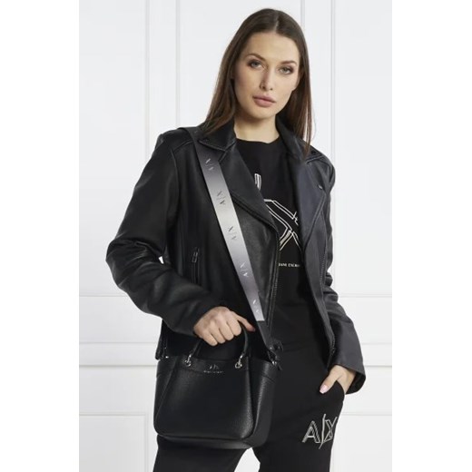 Listonoszka Armani Exchange średnia elegancka na ramię 