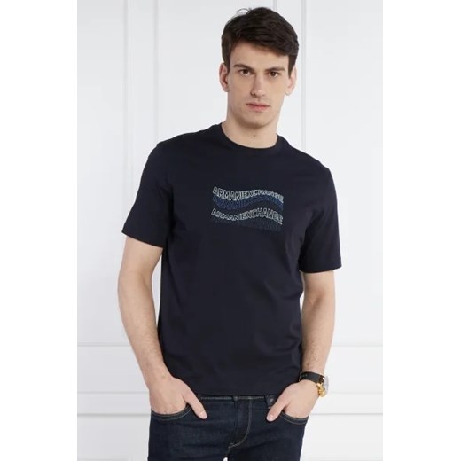 T-shirt męski Armani Exchange z krótkim rękawem młodzieżowy 