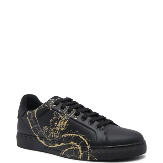 Buty sportowe męskie Emporio Armani z tworzywa sztucznego
