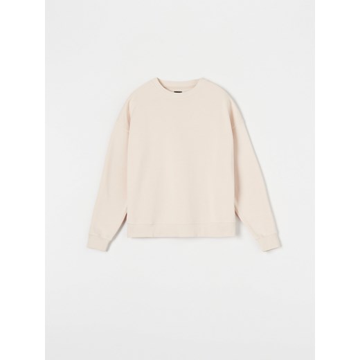 Sinsay - Bluza ze ściągaczami - kremowy Sinsay M Sinsay