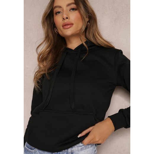 Czarna Bluza z Kapturem Corbetes ze sklepu Renee odzież w kategorii Bluzy damskie - zdjęcie 166661853