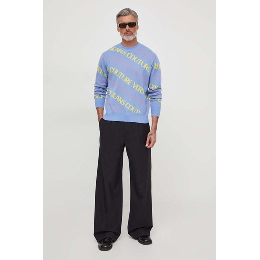 Sweter męski Versace Jeans z napisem