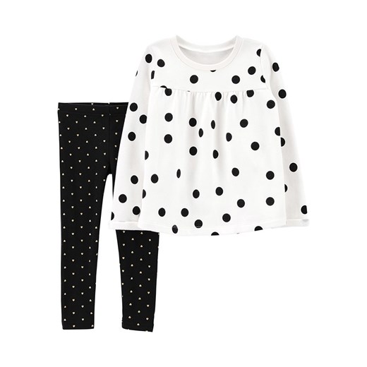 carter&apos;s 2-częściowy zestaw w kolorze czarno-białym ze sklepu Limango Polska w kategorii Komplety niemowlęce - zdjęcie 166666740
