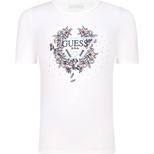 Guess T-shirt | Regular Fit ze sklepu Gomez Fashion Store w kategorii Bluzki dziewczęce - zdjęcie 166669591